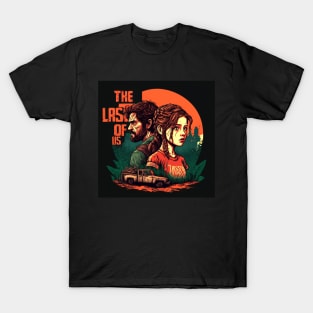 The Last of Us Pedro Pascal Joel, Ellie inspired design T-Shirt